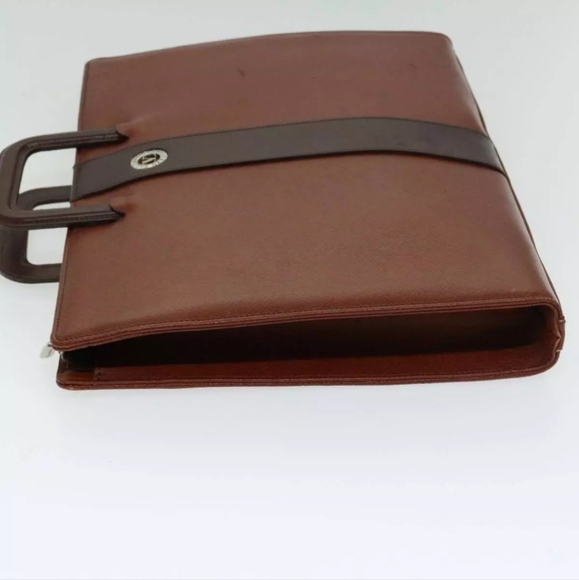 VALENTINO Cognac and Brown Business Bag - Picture 4 of 9